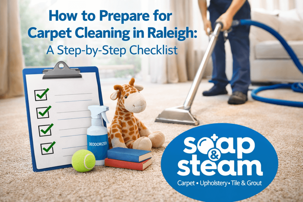 How to Prepare for Carpet Cleaning in Raleigh