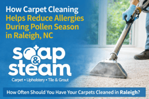 How Carpet Cleaning Helps Reduce Allergies During Pollen Season in Raleigh, NC
