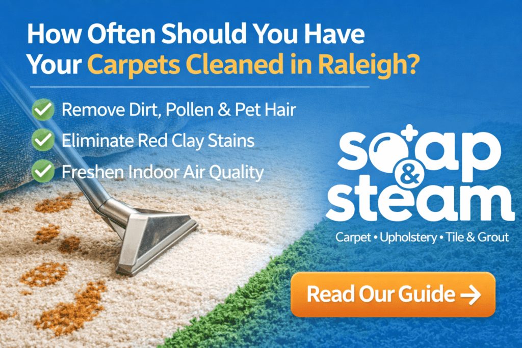 How Often Should You Have Your Carpets Cleaned in Raleigh