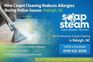 Why Raleigh Allergy Season Is the Best Time to Schedule Carpet Cleaning