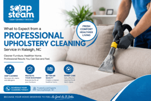What to Expect from a Professional Upholstery Cleaning Service in Raleigh NC