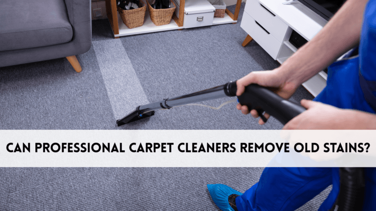 Can professional carpet cleaners remove old stains